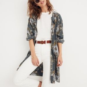 Madewell Robe Jacket in Painted Blooms